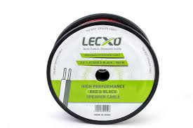 LECXO SPEAKER CABLE RED/GOLD 1MM