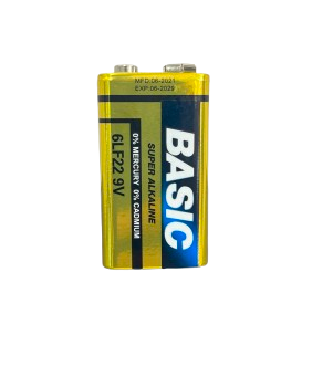 BASIC 9V ALKALINE BATTERY 