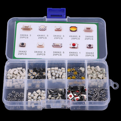 M/B BOX MIX 3X4MM 250PC