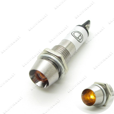 INDICATOR 12V METAL YELLOW / ORANGE
