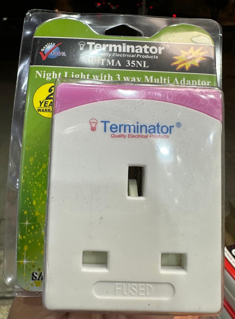 A/3 ADAPTOR TMA35NL 3WAY WITH NIGHT LIGHT TERMINATOR  