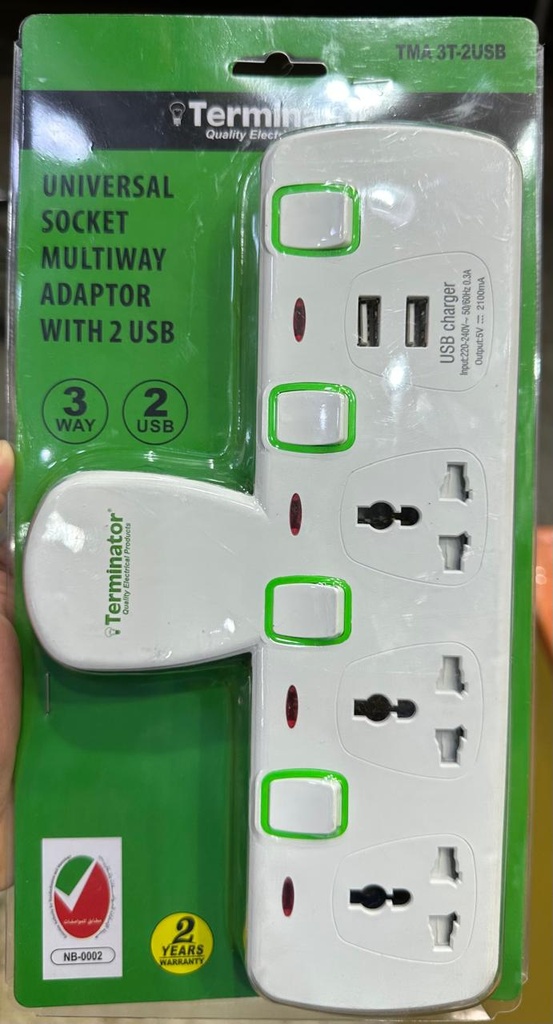 A/3 ADAPTOR TMA3T2USB 3POL 2USB MULTI TERMINATOR