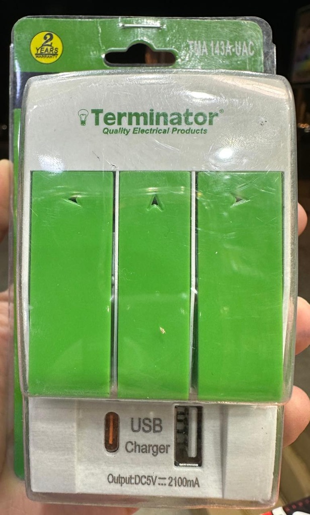 A/3 ADAPTOR TMA143AUAC USB WITH ON/OFF TERMINATOR