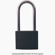 DOOR LOCK LONG 50MM BLACK 900450