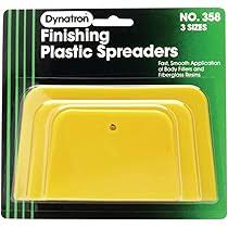 SCRAPER PLASTIC YELLOW 4PCS 3K388