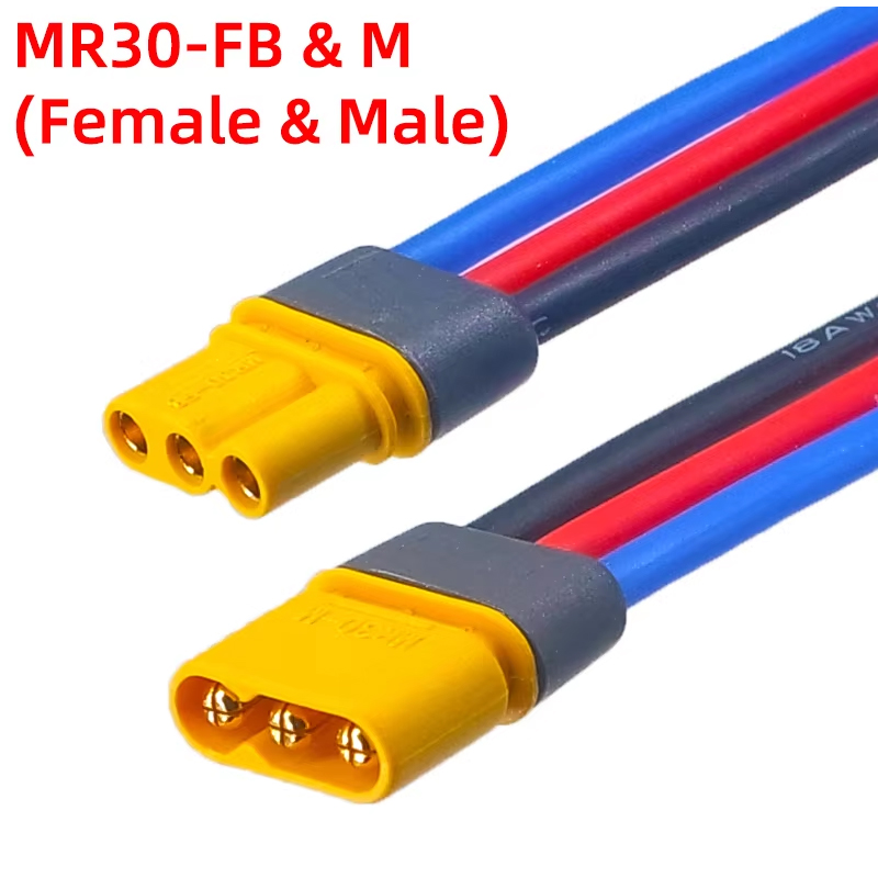 BATTERY JACK MR30 3PIN MALE