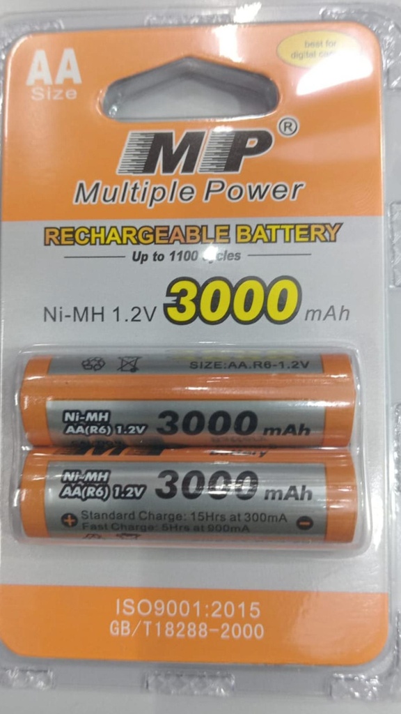 MP BATTERY AA 1.2V 3000MAH