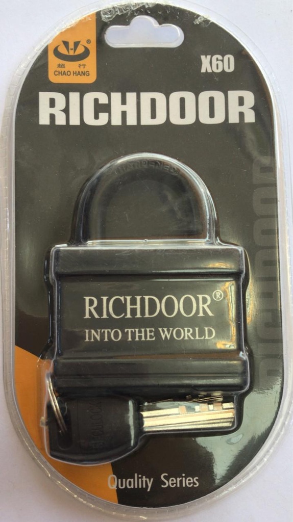 DOOR LOCK BLACK 30MM ZHX30