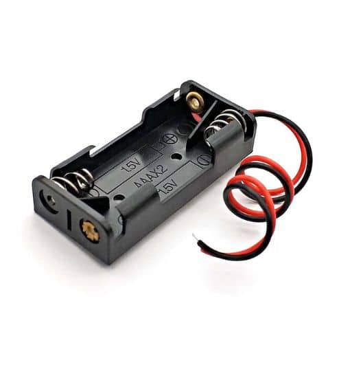 AAA BATTERY HOLDER 2WAY CASE ARDUINO