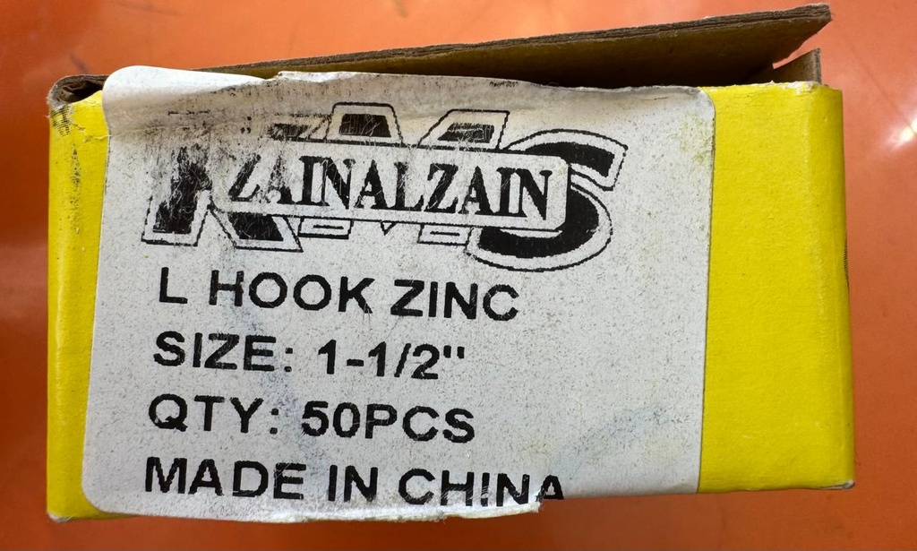 SCREW HOOK L 1 1/2 BOX