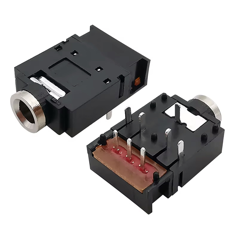 AUDIO JACK PJ307 3.5MM FEMALE PCB 8PIN