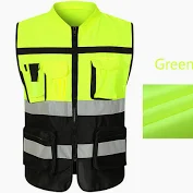 SAFTY JACKET GREEN WITH NECK XXXL 10006163