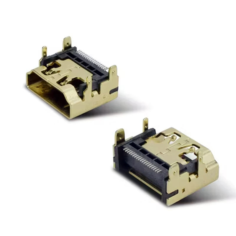 HDMI GOLDN 19PIN FEMALE PLUG SMALL