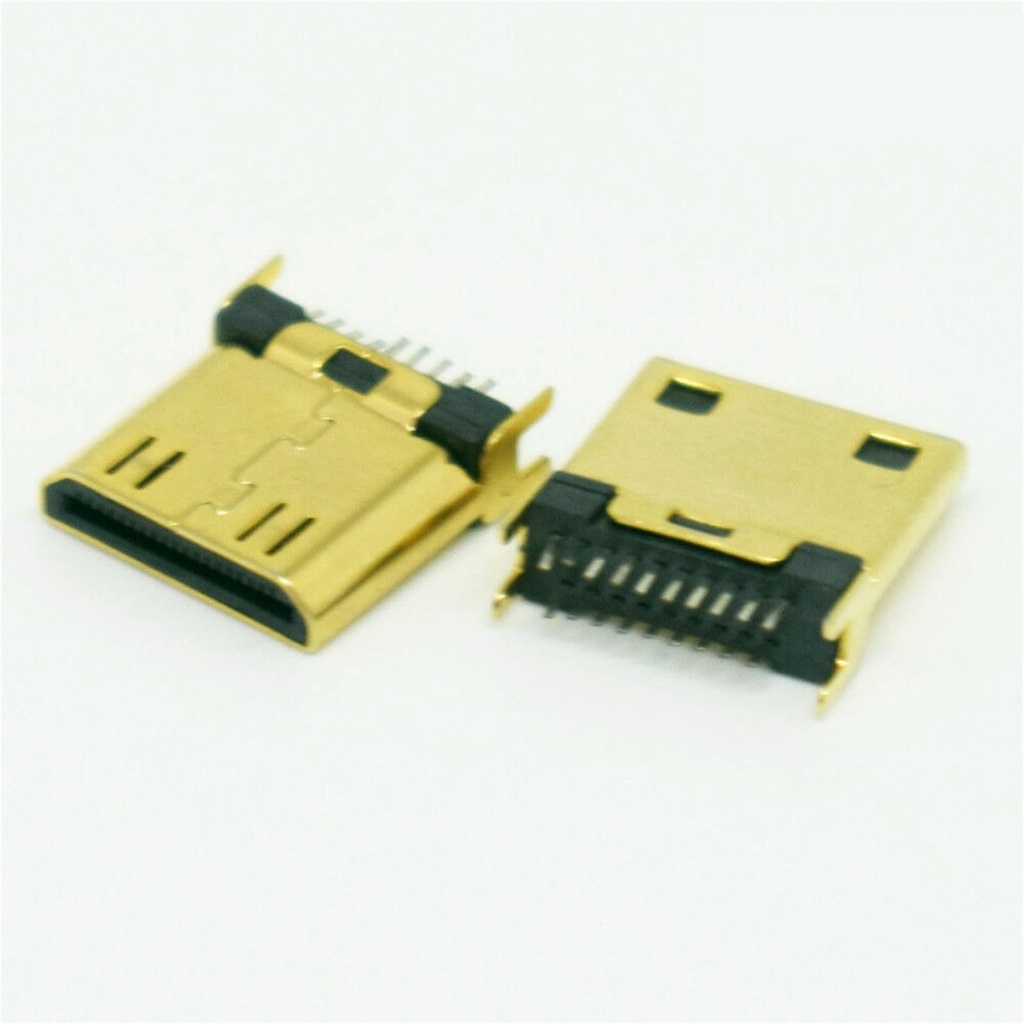 HDMI GOLDN 19PIN MALE PLUG SMALL