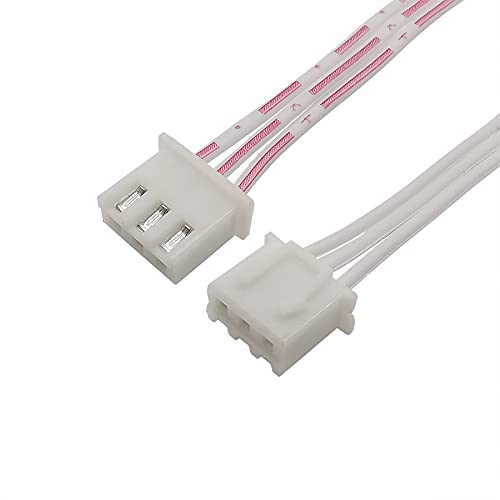 3PIN W/J JST WHITE 2.54MM FEMALE Single End