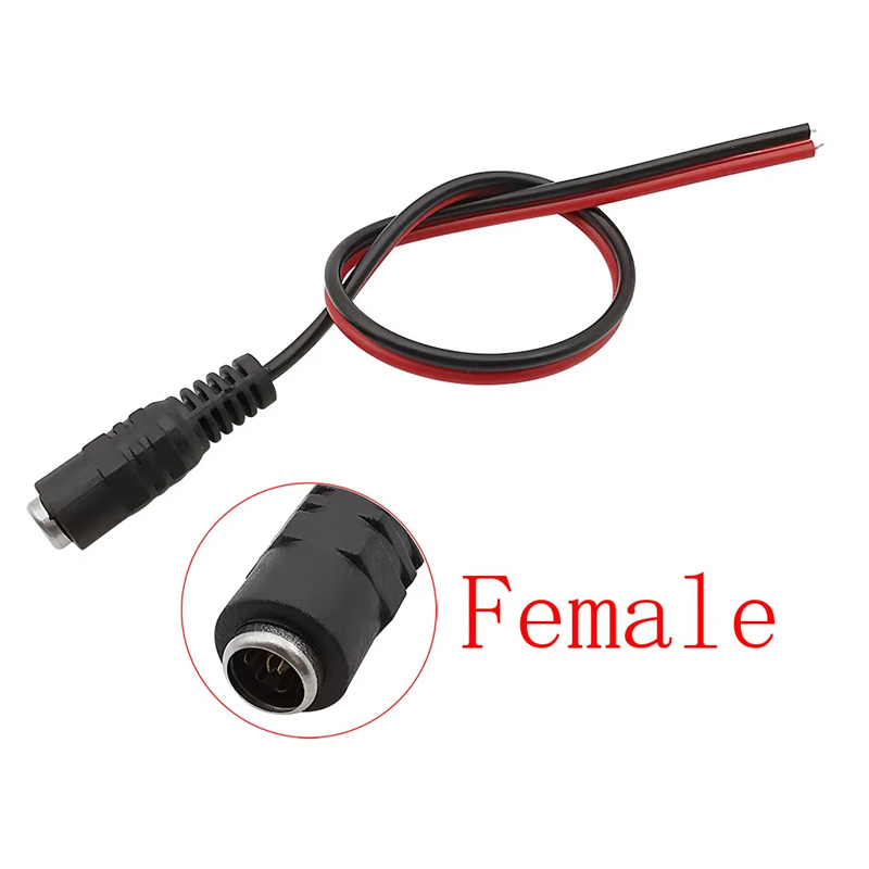 DC WIRE CABLE 5.5x2.1MM 18AWG FEMALE