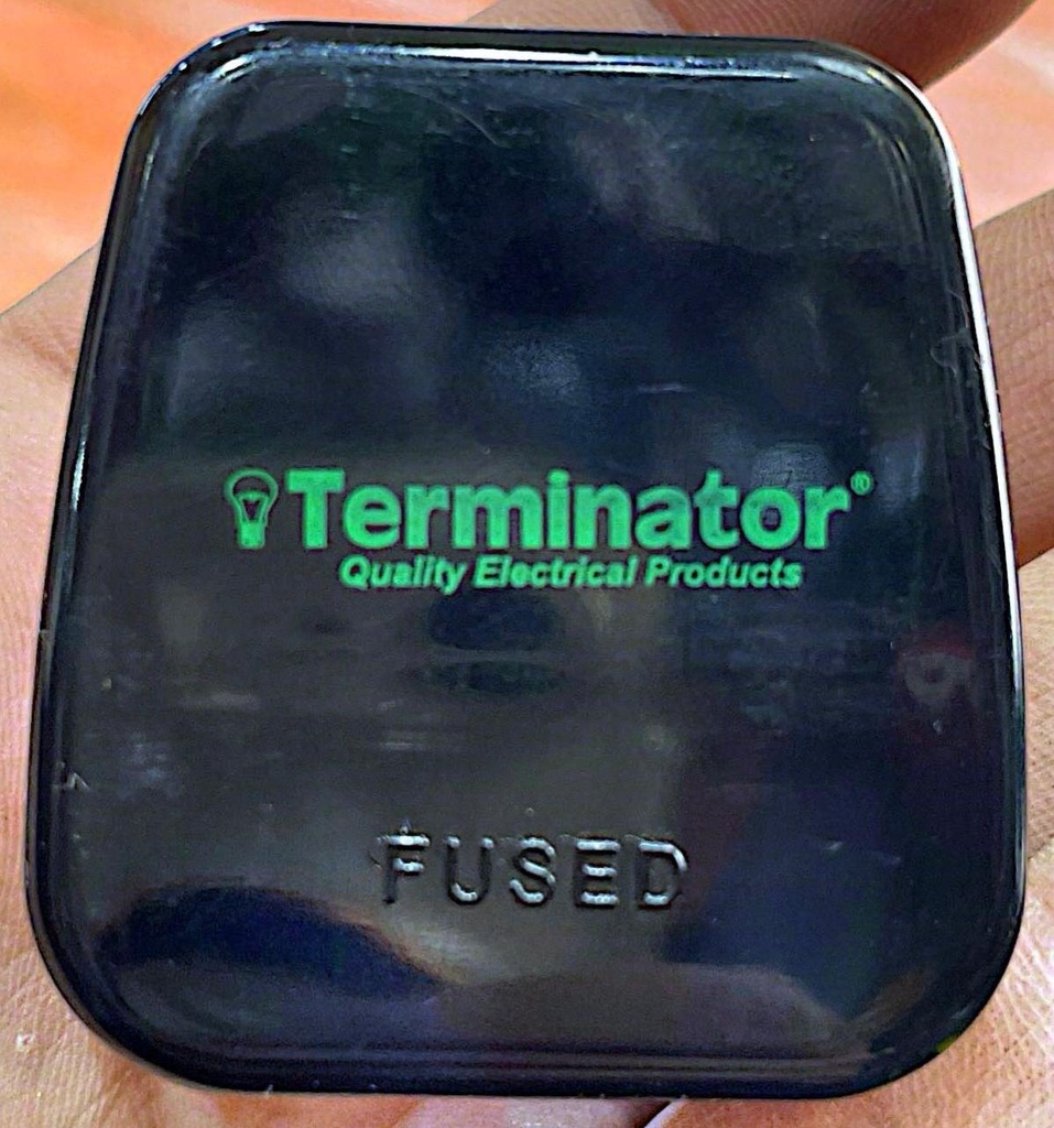 PLUG 3PIN TTP13APB BLACK TERMINATOR
