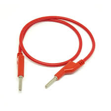 RED BANANA TO BANANA CABLE 1M