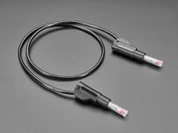 BLACK BANANA TO BANANA CABLE 1M