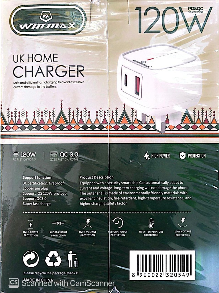 MOBILE HOME CHARGER 120W