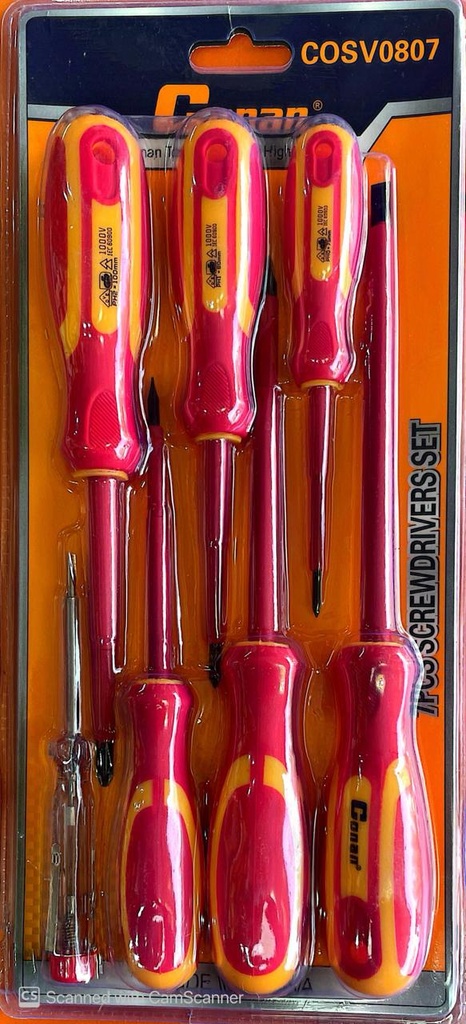 SCREW DRIVER SET 7PCS COSV0807