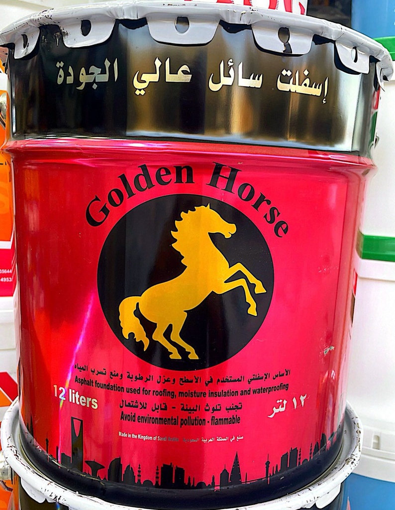 GOLDEN HORSE (AZIL) BLACK 18LTR