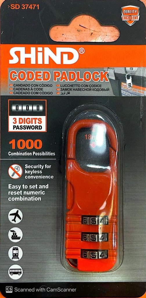 DOOR LOCK PASSWORD SD37471 SHIND