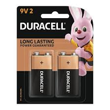 DURACELL 9V DOUBLE BATTERY 