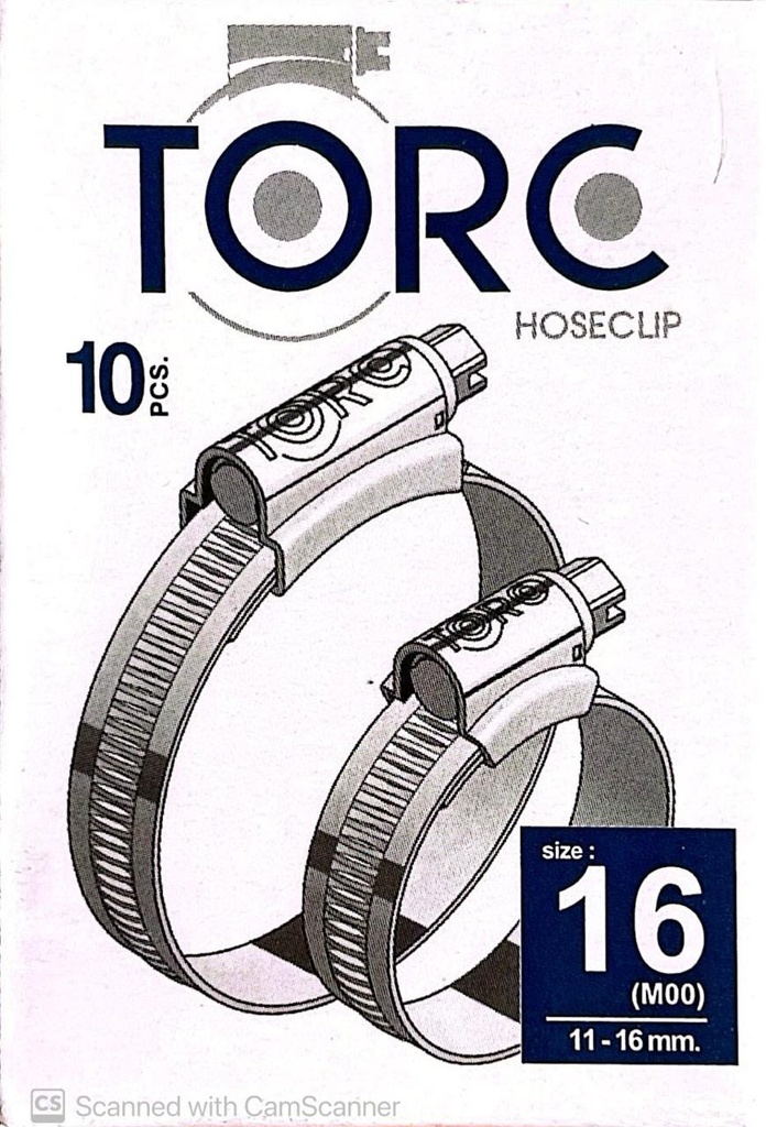GAFEES 3/4" 16MM TORC G/Q (10PCS)