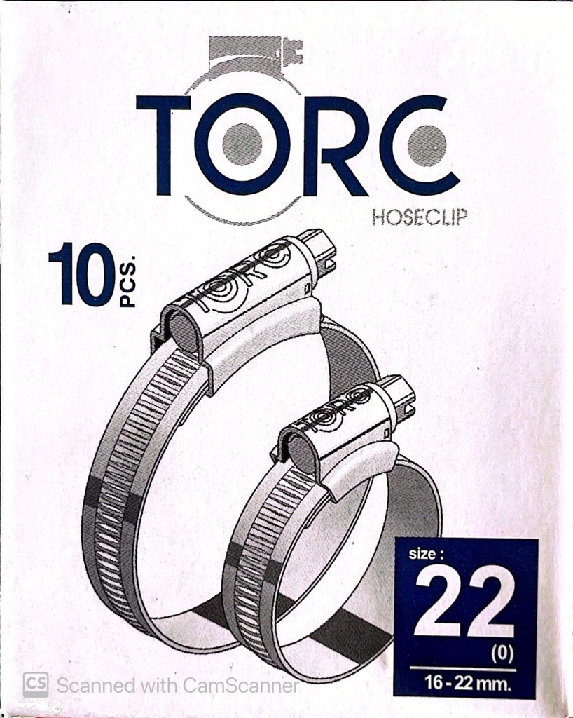 GAFEES 1" 22MM TORC G/Q (10PCS)