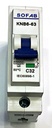 BREAKER 1POL 63AMP WHITE SOFAB