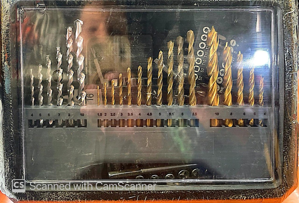 DRILL BIT SET 3KINDS MIX + SCREW BITS 71PCS YDS001