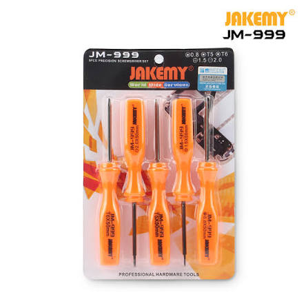 JAKEMY 5PCS SCREWDRIVER SET JM999