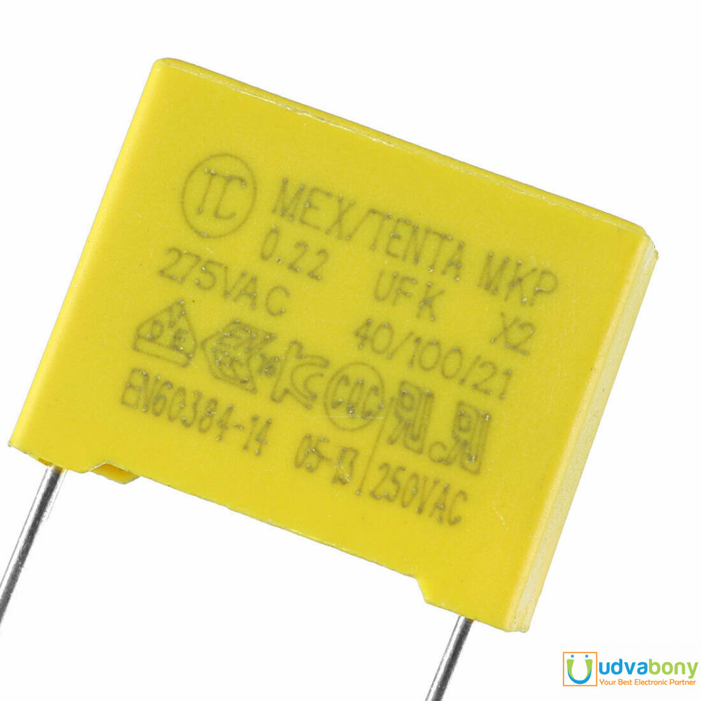 0.22UF 630VAC YELLOW CAPACITOR 