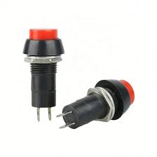 SWITCH PB-305A PBS-11A PBS-11B ON OFF BUTTON 12MM RED 2PIN 