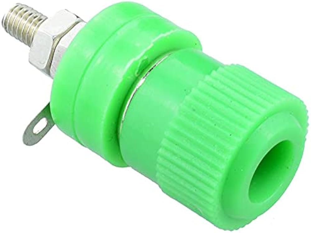 4MM BANANA FEMALE SOCKET GREEN