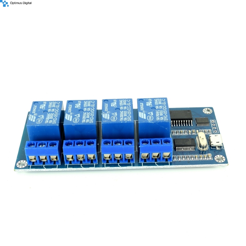 5V 4 CHANNEL RELAY MODULE WITH MICRO USB ARDUINO