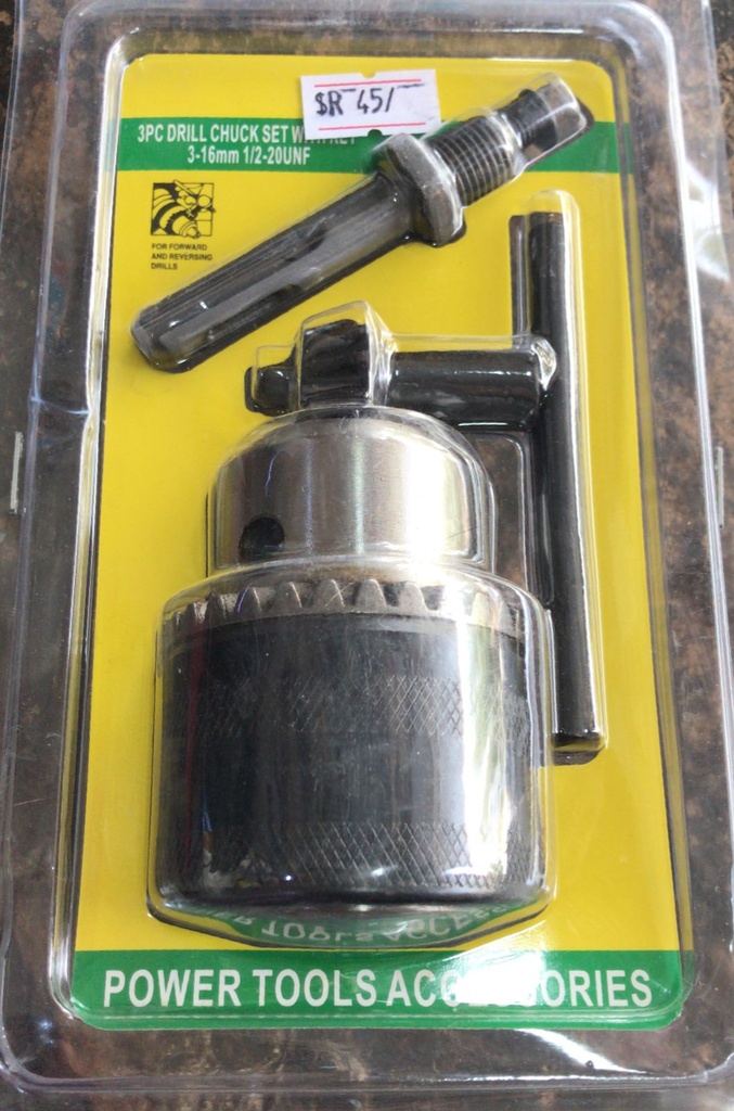 DRIL CHUCK 3PCS 3-16MM POWER TOOLS