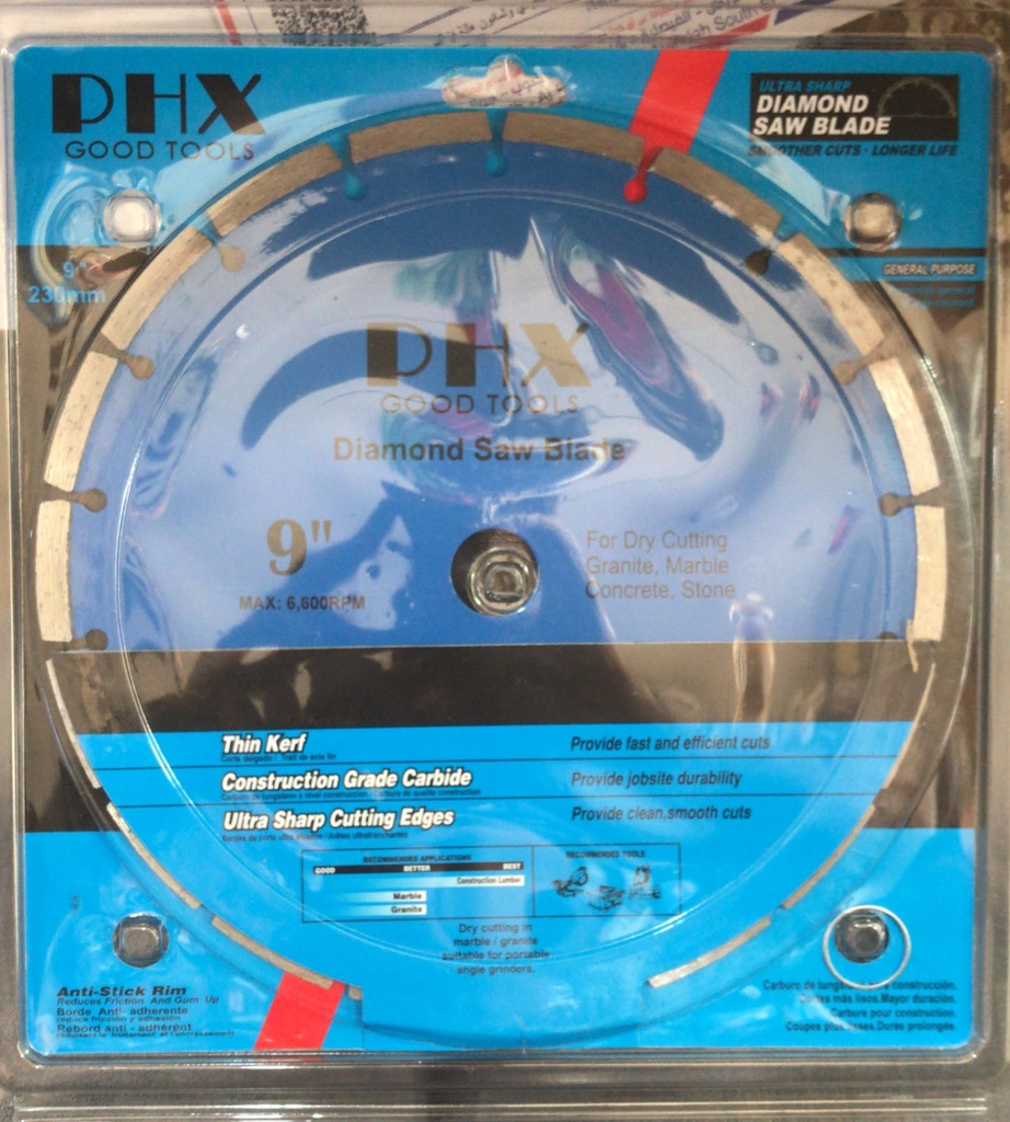 C/D 9" METAL TEETH PHX