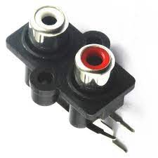 AUDIO JACK 2PIN PCB RCA