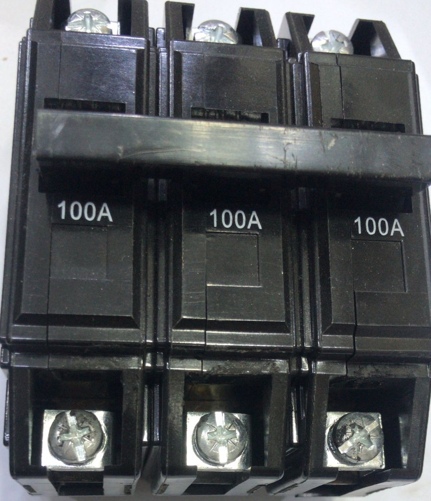 BREAKER 3POL 100AMP BLACK METRO