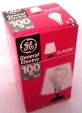 BULB 100W 220V GE E27 FROSTED