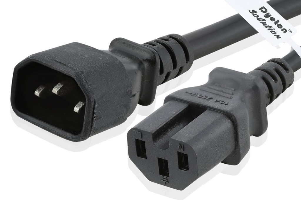 DESKTOP CUT M/F POWER CORD 1.8M CUT