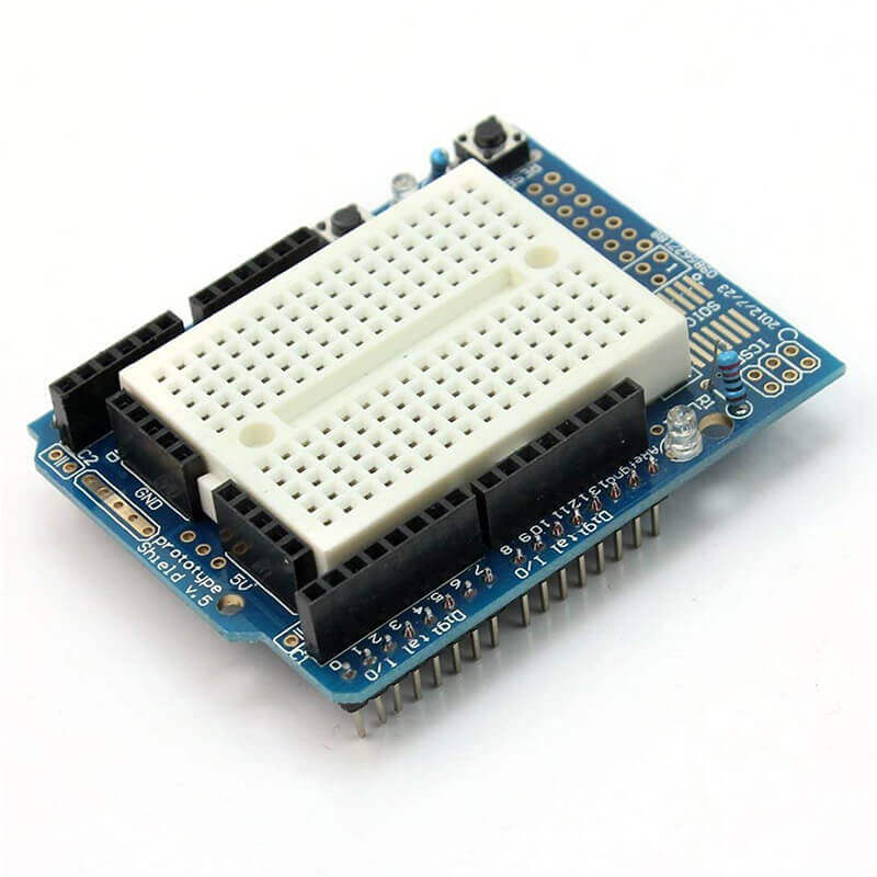 PROTOTYPING SHIELD KIT WITH MINI BREAD BOARD ARDUINO