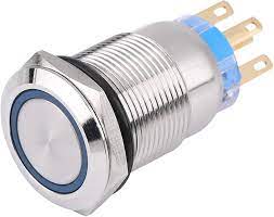 Metal Button 12mm 220V Red/green LED ON OFF