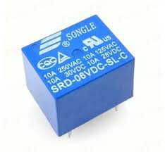 6V 5PIN 20A DC RELAY SRD-06VDC-SL-C