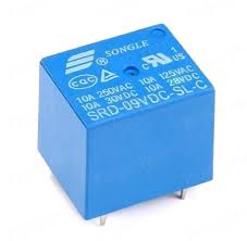 9V 5PIN 20A DC RELAY SRD-09VDC-SL-C