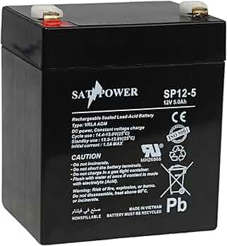 SATPOWER BAT 12V 5AH