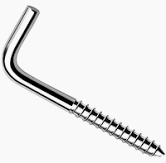 SCREW HOOK L 3" 