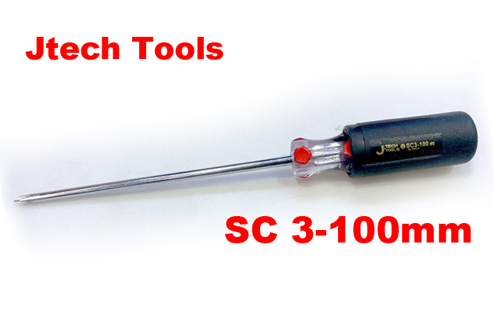 SCREW DRIVER SC3-100MM (+) RED JETECH